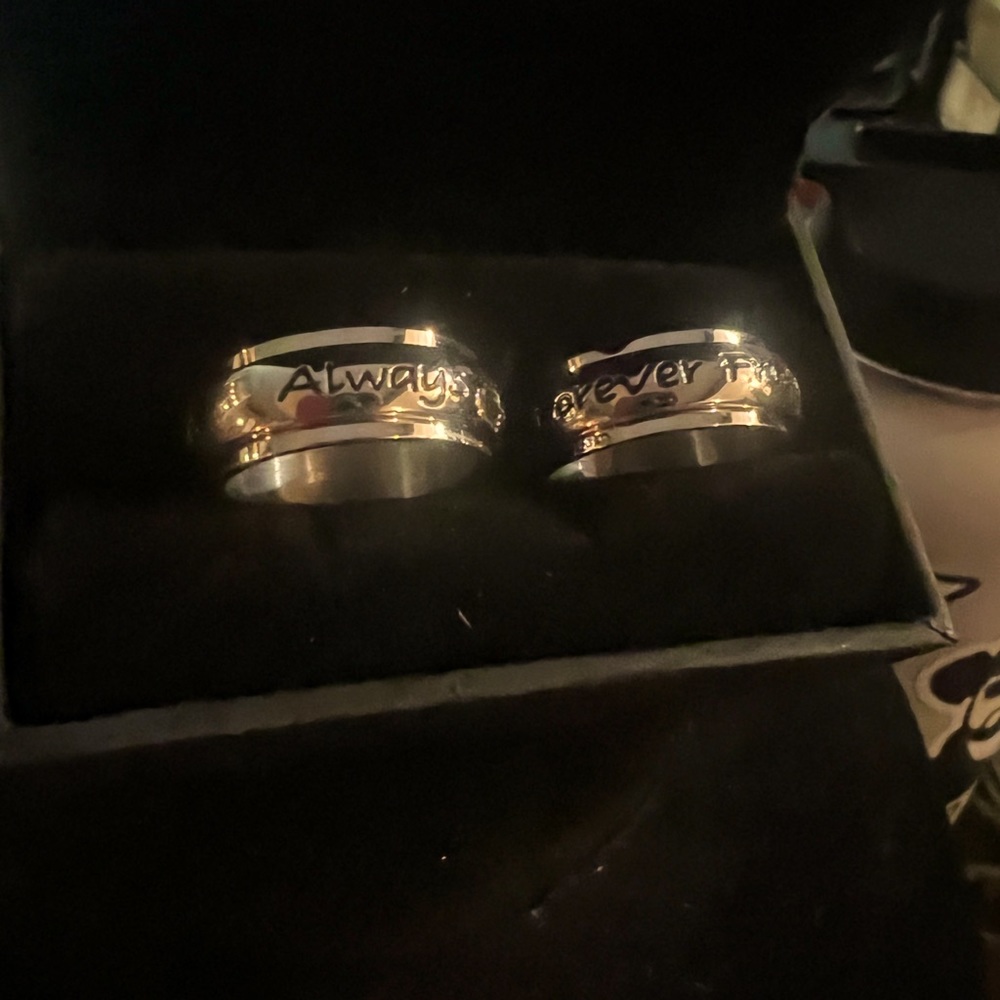 Best Friend Rings, Forever Rings  Sz 7 -